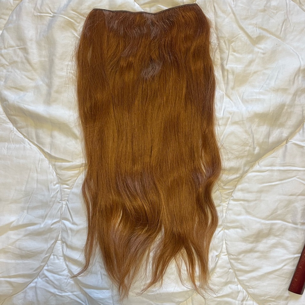 20” Natural Red Halo Hair Extensions